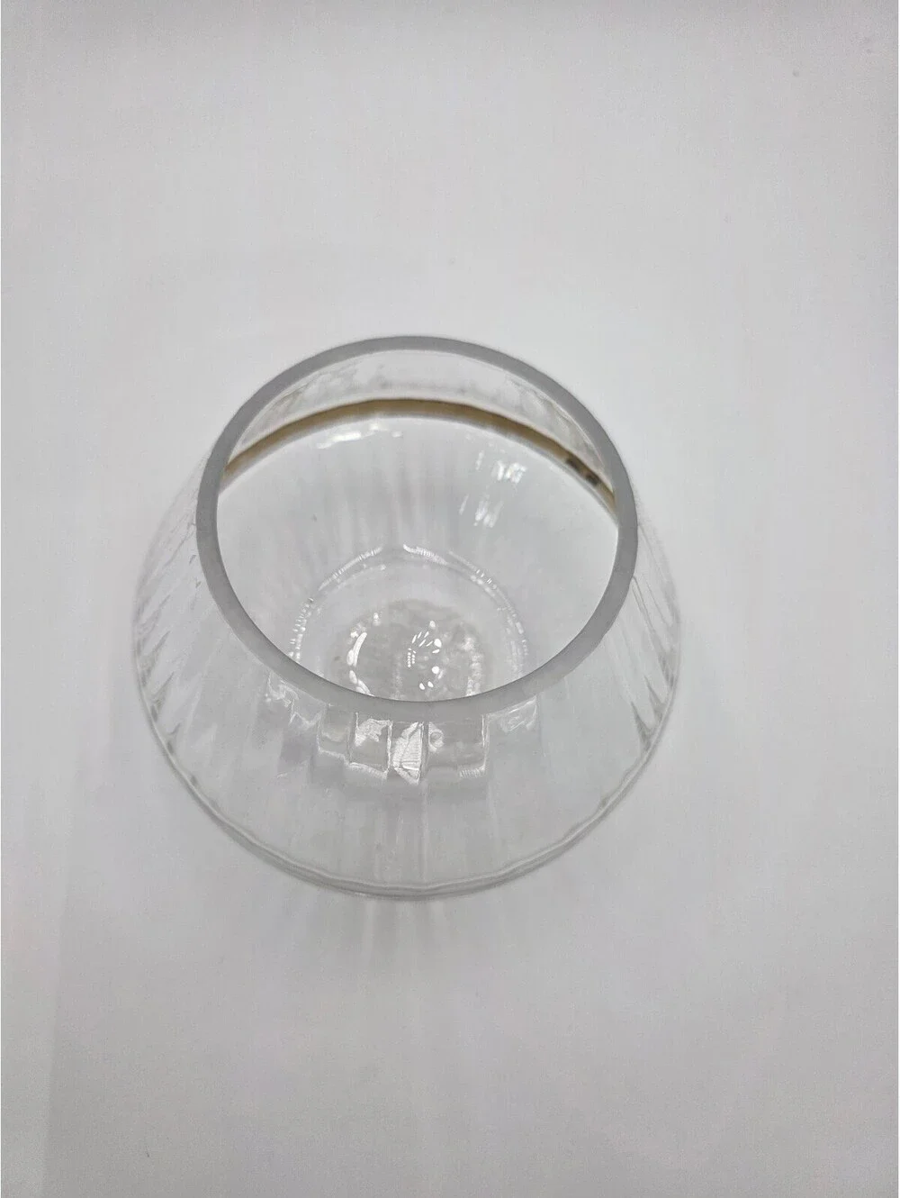 Threshold Medium Luxe Glass Hurricane Candle Holder with Gold Accent
